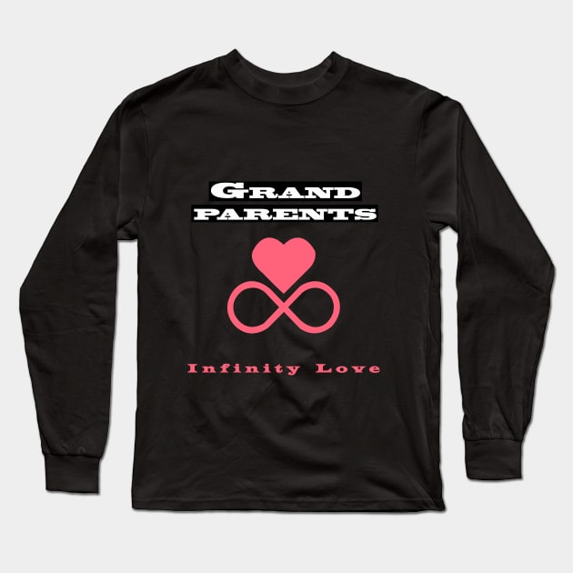 Grandparents Day - Infinity Love - Long Sleeve T-Shirt by elzammar